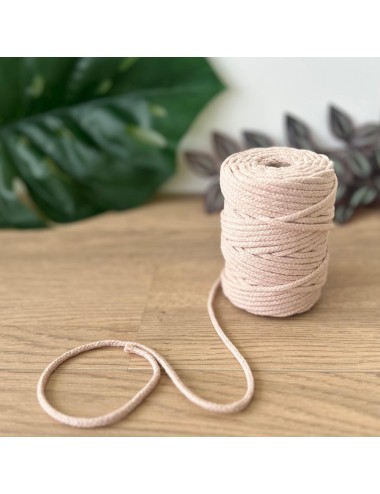 cuerda rosa de algodon
